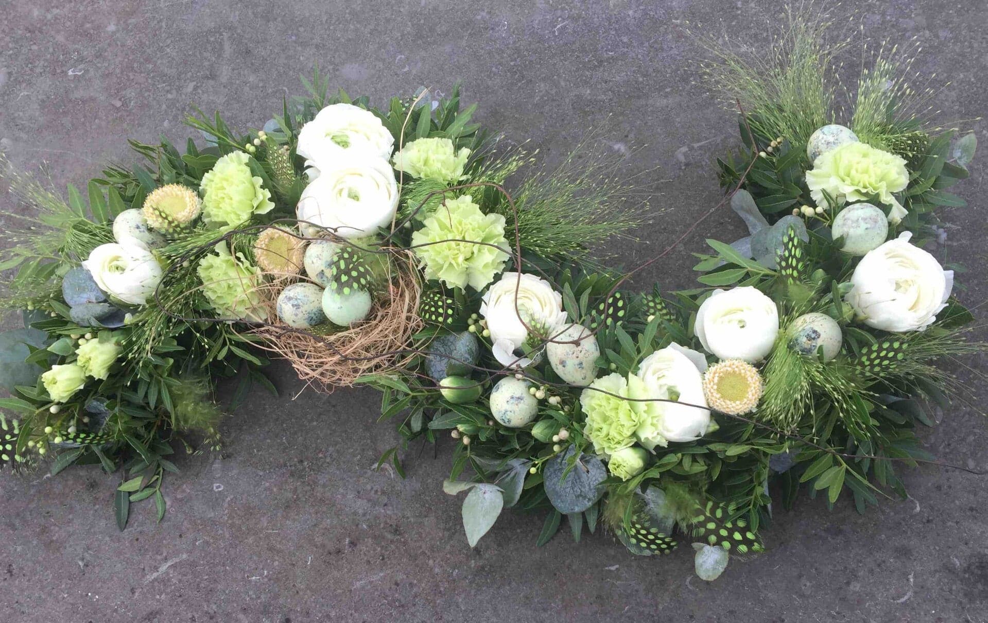 Workshopmateriaal en seizoensbloemen